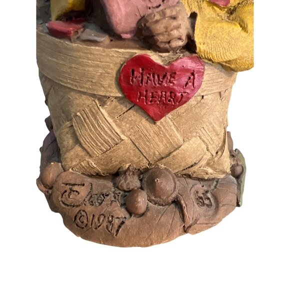 Vintage 3 Tom Clark Gnome Figures Val Olive You Have a Heart Valentines Estate - Picture 3 of 14